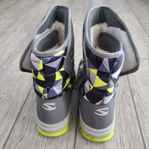 Hobibear Women's Geometric Print Insulated Snow Boots Size 40 (US 8) - Picture 6 of 11